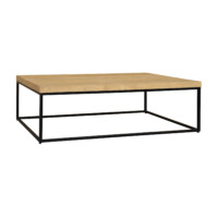 Mesa centro rectangular mango NATURAL - Imagen 2
