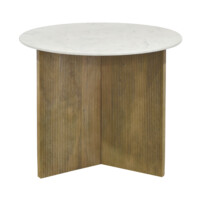 Mesa de Comedor en Acacia Marble White