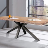 Mesa comedor acacia SPIDER - Imagen 2