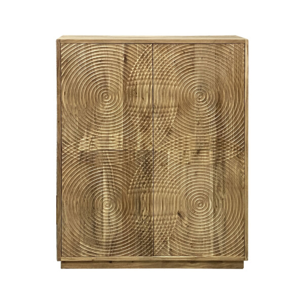 Mueble alto acacia CÍRCULOS