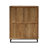 Mueble alto acacia SIMETRIC