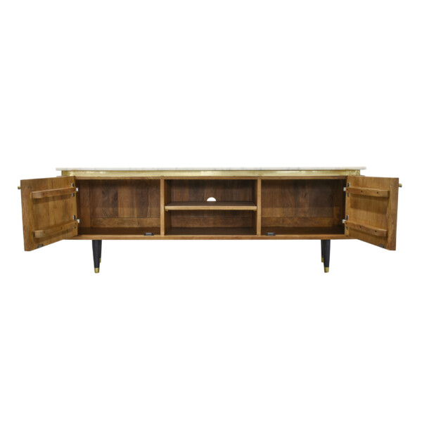 Mueble TV en Acacia Marble White - Imagen 4