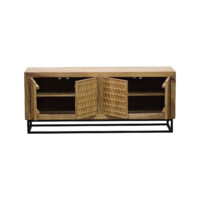 Mueble tv acacia SIMETRIC - Imagen 2