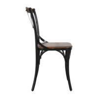 Silla cruceta metal mango BLACK - Imagen 3