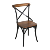 Silla cruceta metal mango BLACK - Imagen 5
