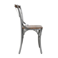 Silla cruceta metal mango GREY - Imagen 3