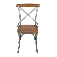 Silla cruceta metal mango GREY - Imagen 4