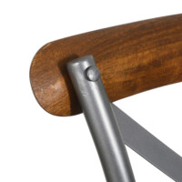 Silla cruceta metal mango GREY - Imagen 2