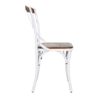 Silla cruceta metal mango WHITE - Imagen 4
