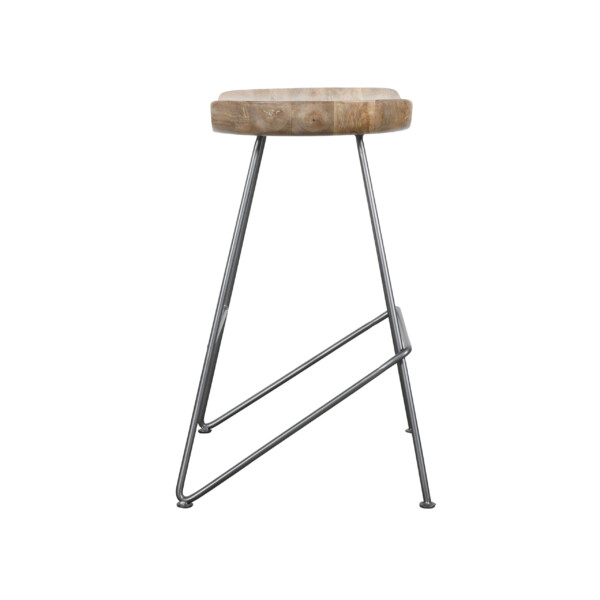 Taburete metal mango NATURAL - Imagen 5