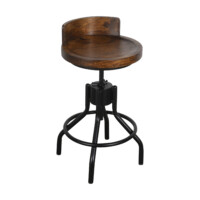 Taburete regulable metal mango INDUS