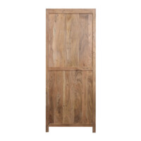 Parte trasera de la vitrina en madera de acacia de la colección NATURA EDGE