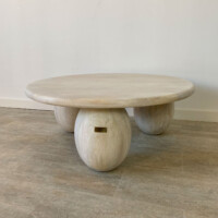 Mesa de Centro 3 Patas en Mango White - Imagen 5