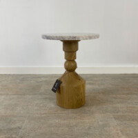 Mesa Auxiliar en Mango Marble White - Imagen 3