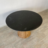 Mesa Comedor en Acacia y Mármol Milán - Imagen 2