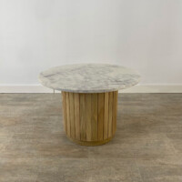 Mesa Centro en Acacia Marble White