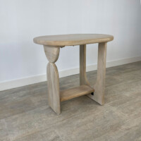Mesa Auxiliar en Mango Blanqueado