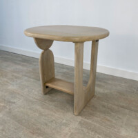 Mesa Auxiliar en Mango Blanqueado - Imagen 2