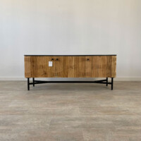 Mueble Tv en Acacia y Mármol Milán