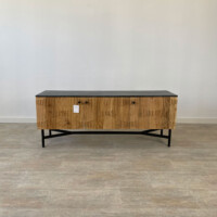 Mueble Tv en Acacia y Mármol Milán - Imagen 4