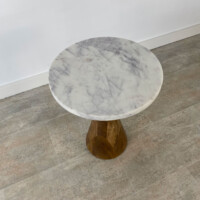 Mesa Auxiliar en Mango Marble Brown - Imagen 2
