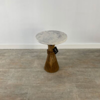 Mesa Auxiliar en Mango Marble Brown - Imagen 3