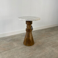 Mesa Auxiliar en Mango Marble Brown - Imagen 5