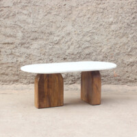 Mesa de Centro con Mármol Ibiza