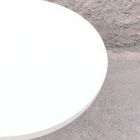 Mesa de Comedor Ovalada de Efecto Cemento Ibiza - Imagen 2