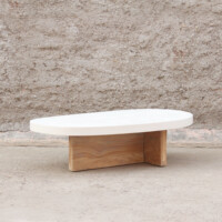 Mesa de Centro de Efecto Cemento Ibiza
