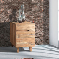 Mesita de Noche en Acacia Live Edge