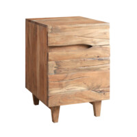 Mesita de Noche en Acacia Live Edge - Imagen 2