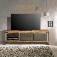 Mueble TV en Mango y Metal Jepolo