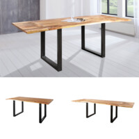 Mesa Extensible en Acacia Live Edge 160/260