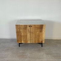 Mueble Bar en Acacia White Milan