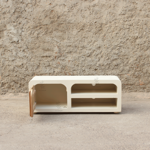 Mueble Tv 120cm de Efecto Cemento Ibiza - Imagen 3