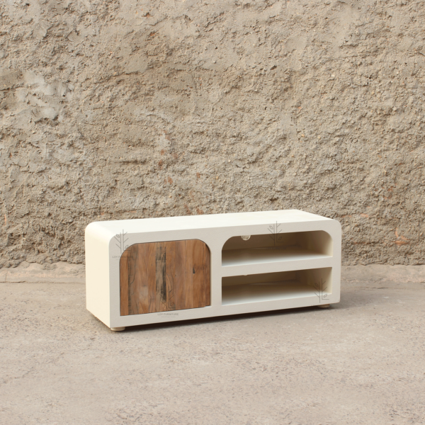 Mueble Tv 120cm de Efecto Cemento Ibiza