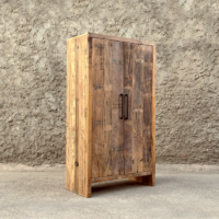 Armario 2 Puertas en Madera Reciclada Ibiza - Imagen 2