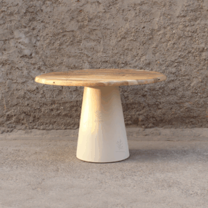 Mesa de Comedor de Madera y Efecto Cemento Ibiza