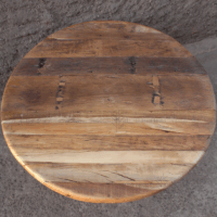 Mesa de Comedor de Madera y Efecto Cemento Ibiza - Imagen 4