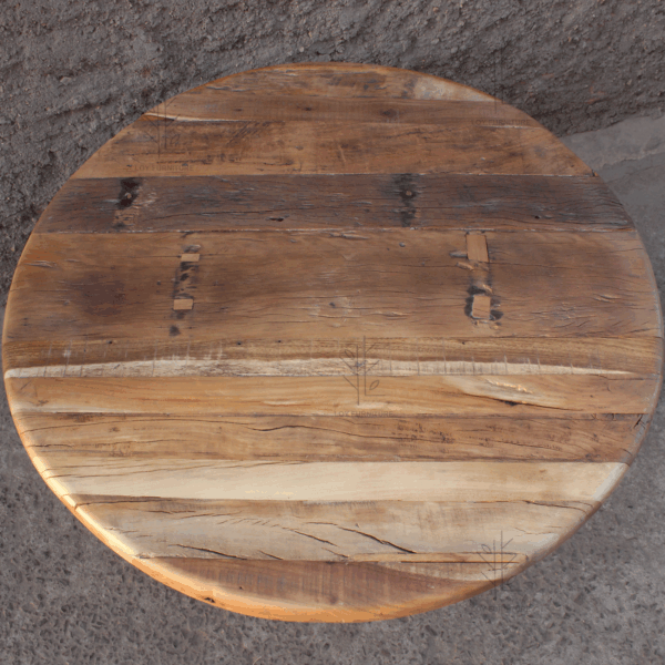 Mesa de Comedor de Madera y Efecto Cemento Ibiza - Imagen 4