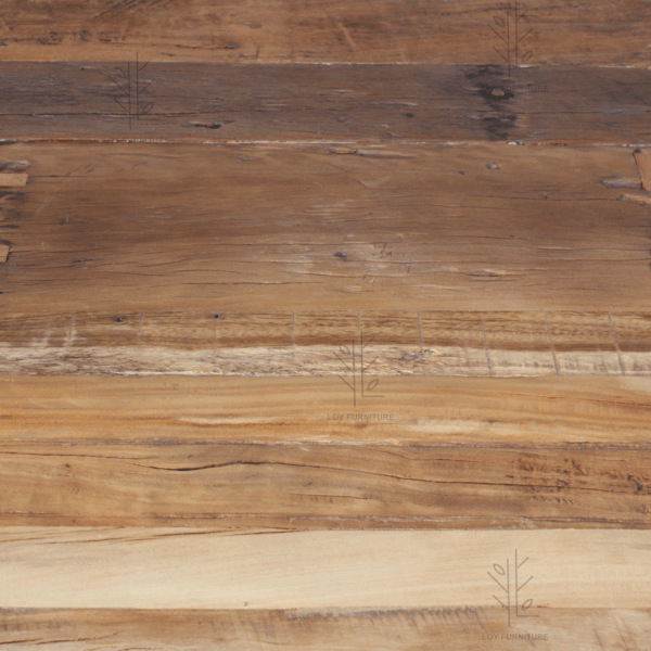 Mesa de Comedor de Madera y Efecto Cemento Ibiza - Imagen 5