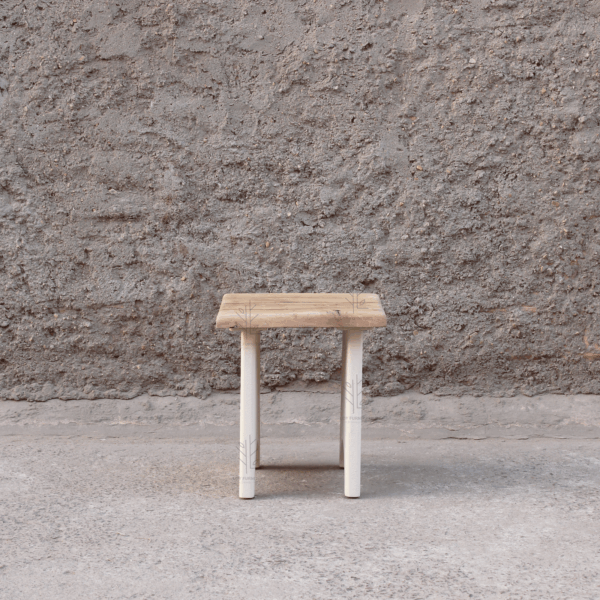 Mesa Auxiliar Rectangular de Efecto Cemento Ibiza - Imagen 4