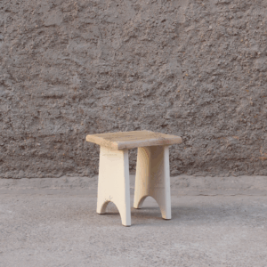 Mesa Auxiliar Rectangular de Efecto Cemento Ibiza