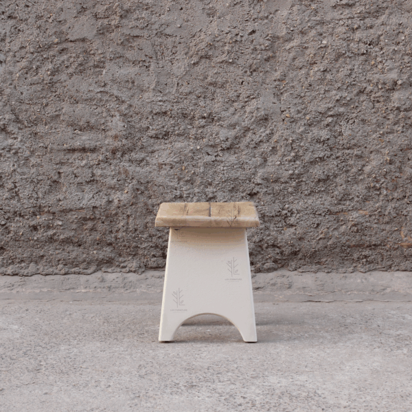 Mesa Auxiliar Rectangular de Efecto Cemento Ibiza - Imagen 3