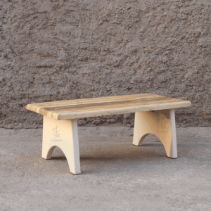 Mesa de Centro Rectangular de Efecto Cemento Ibiza