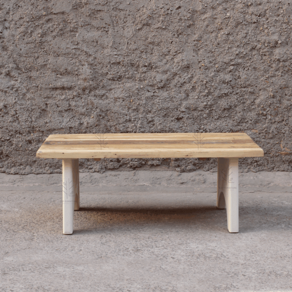 Mesa de Centro Rectangular de Efecto Cemento Ibiza - Imagen 2