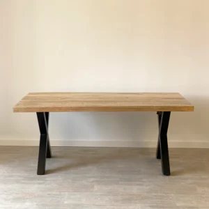 Mesa de Comedor 140cm en Metal y Mango