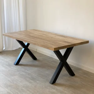 Mesa de Comedor 160cm en Metal y Mango
