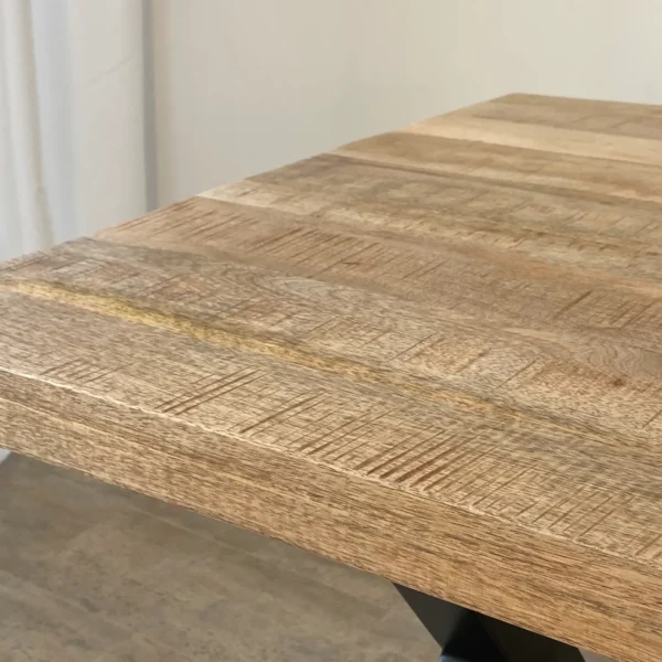 Mesa de Comedor 140cm en Metal y Mango - Imagen 6